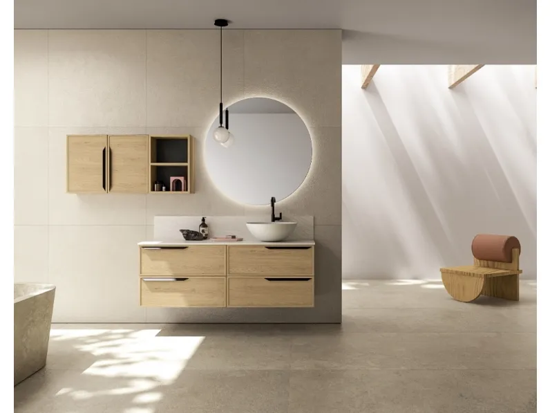 Mobile da Bagno sospeso TABULA TB02 di Compab