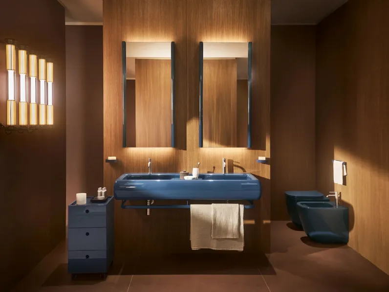 Lavabo Teseo di Ceramica Cielo