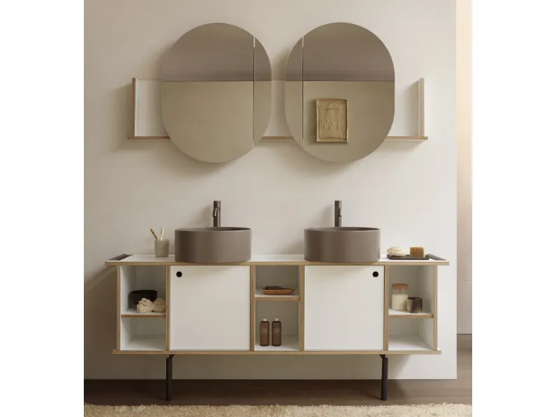 Mobile da Bagno Theo di Ceramica Cielo