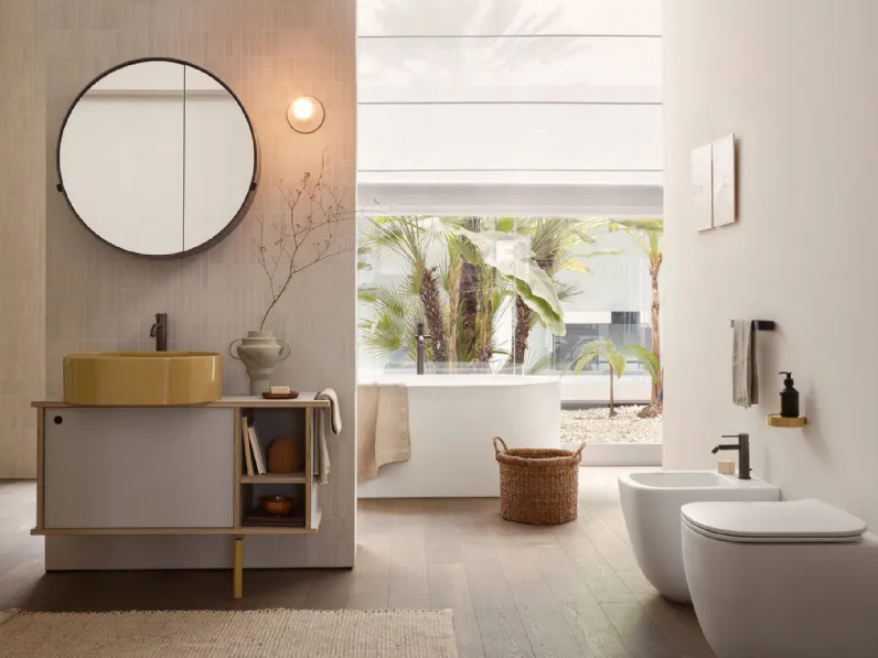 Mobile da Bagno Theo di Ceramica Cielo