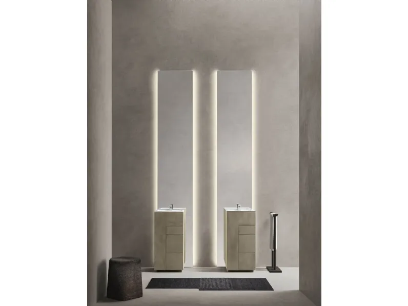 Mobile da Bagno in argilla arena Touch 24 06 di Milldue