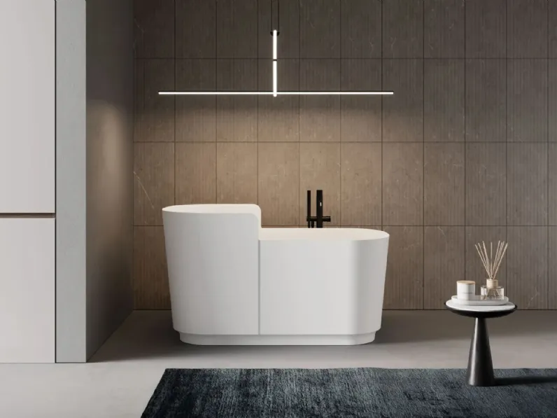 Vasca da Bagno freestanding Trinity in Aquatek Light di Disenia