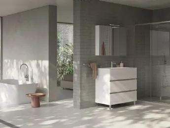 Mobile da bagno Tris 10 Kios: eleganza compatta per il tuo spazio.
