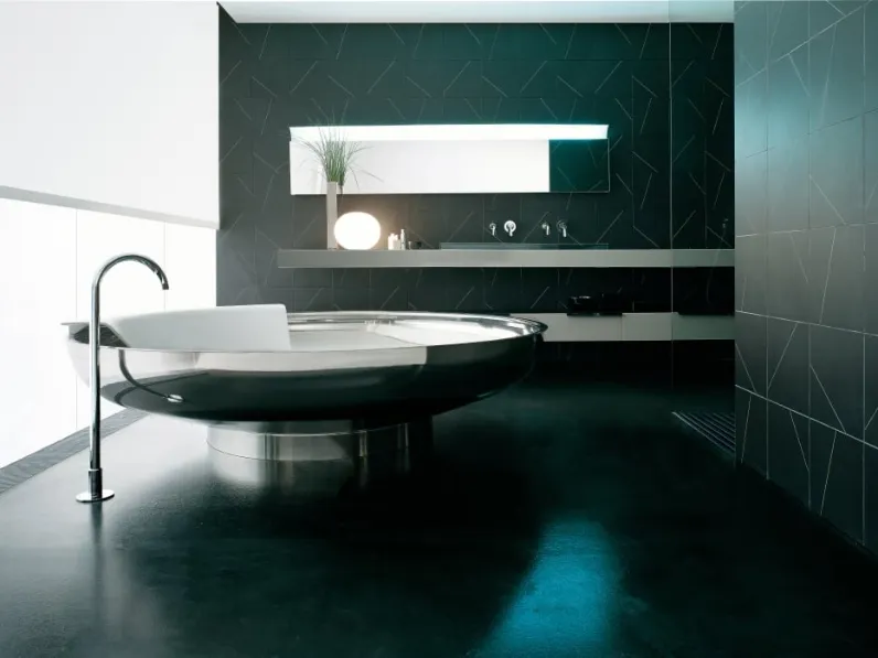 Vasca da Bagno di design in acciaio inox Ufo di Agape