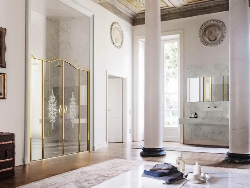 Box Doccia classico Gold di Vismaravetro