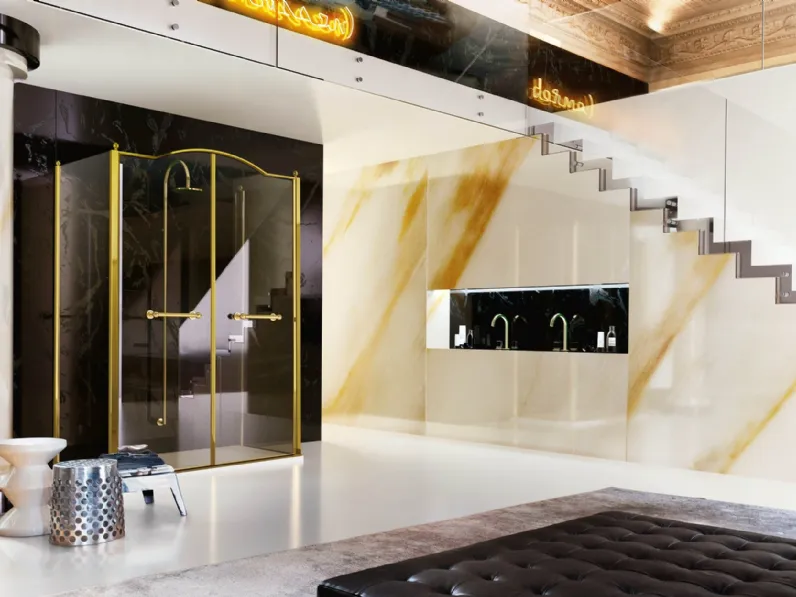 Box Doccia classico Gold di Vismaravetro