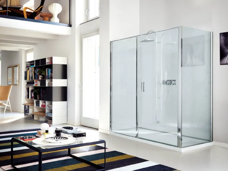 Box Doccia ad anta battente Linea di Vismaravetro