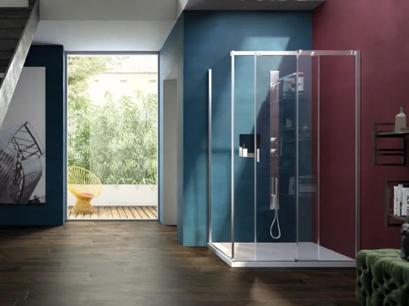 Box Doccia con anta scorrevole Serie 8000 di Vismaravetro