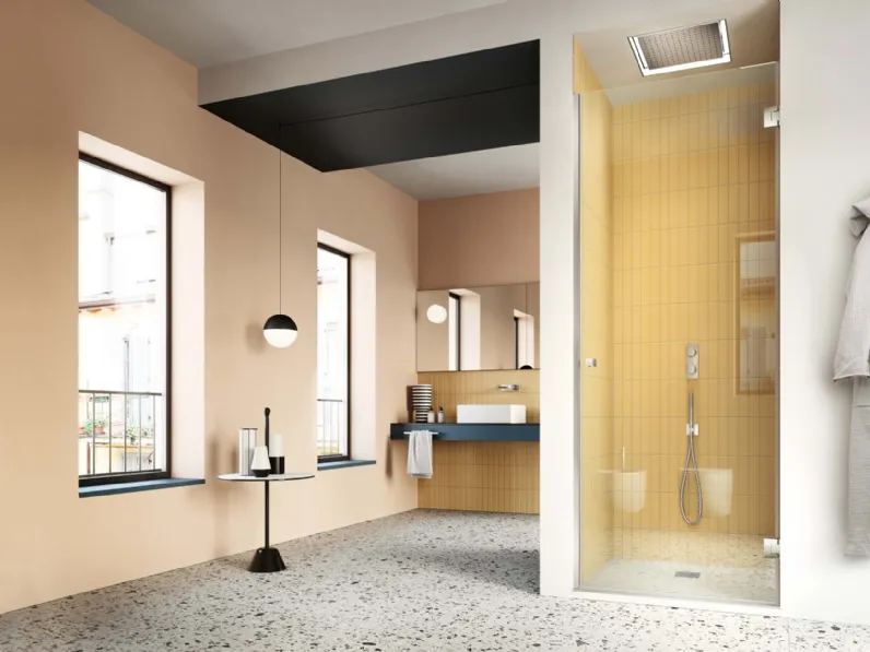 Box Doccia ad anta battente Serie F di Vismaravetro