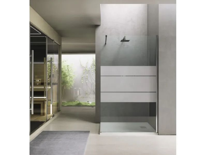 Box Doccia di design Vogue Walk In Silk di Vanita Docce