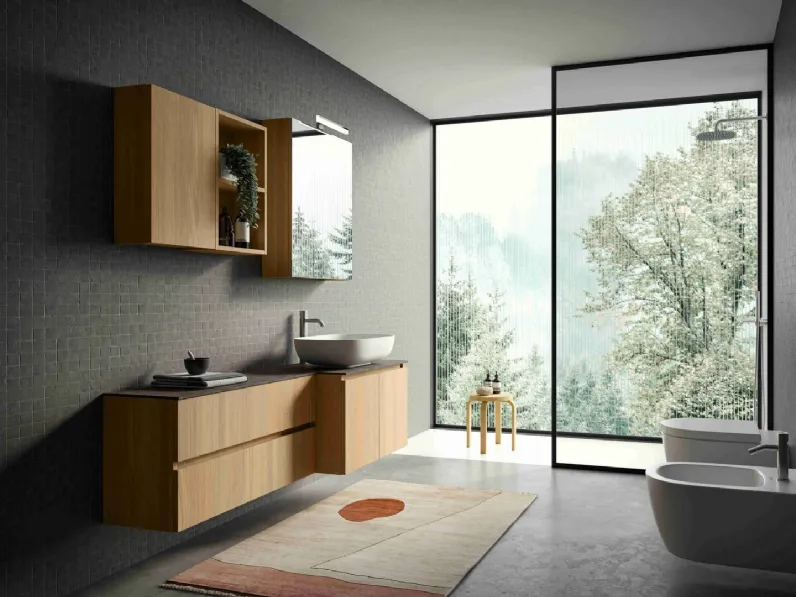 Mobile da Bagno sospeso Volo Evolution 08 di Arredoquattro