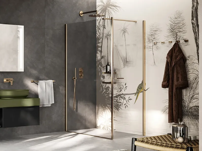 Box Doccia Walk In Porta battente di Inda