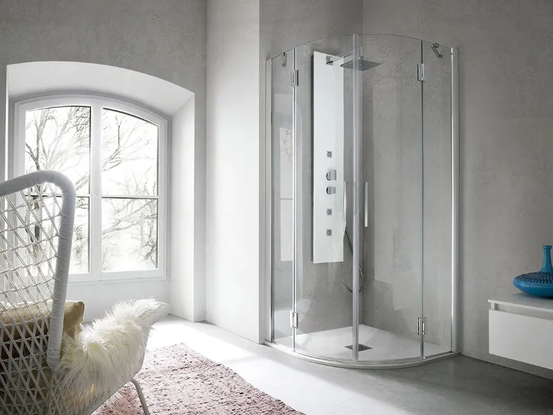 Colonna Doccia Wall Quadra di Idealbagni