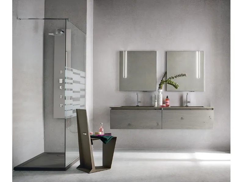 Colonna Doccia Wall Quadra di Idealbagni