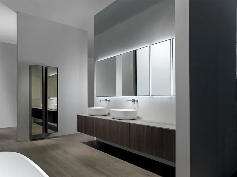 Mobile da Bagno sospeso Wall in Rovere Thermo di Casabath