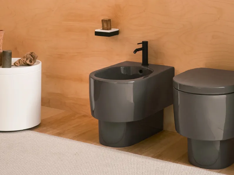 WC e Bidet a terra Otis di Ceramica Cielo