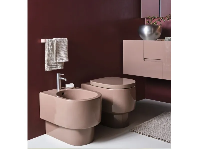WC e Bidet a terra Otis di Ceramica Cielo