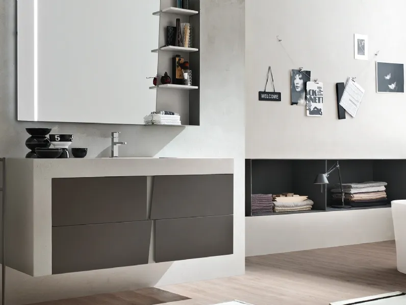 Mobile da Bagno Wector in Laccato di Artesi