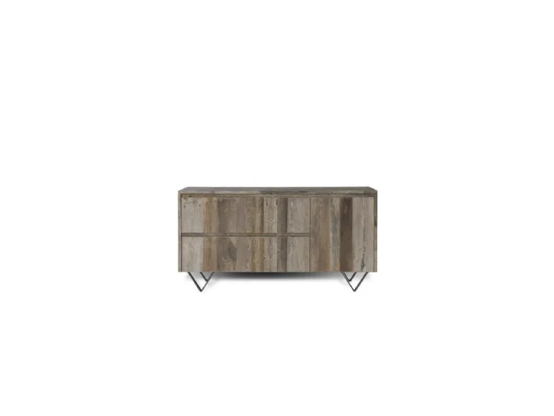 Mobile da Bagno Wood Dresser con anta art 5424 di Re-wood