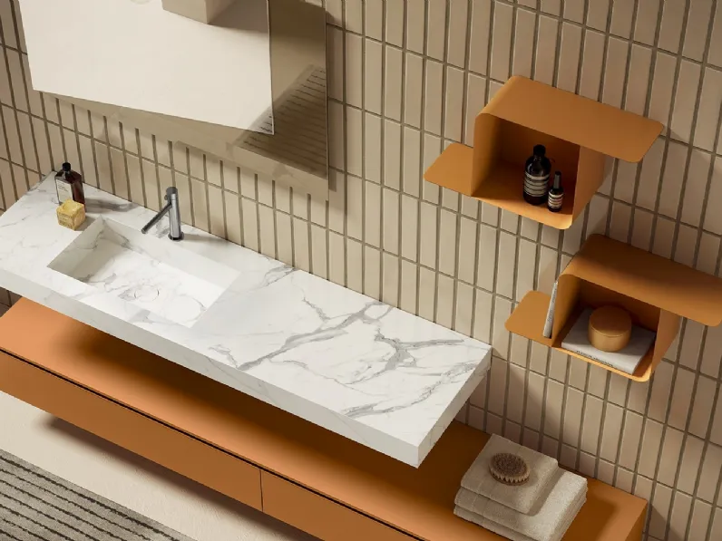 Mobile da Bagno Yang in Laccato di Artesi