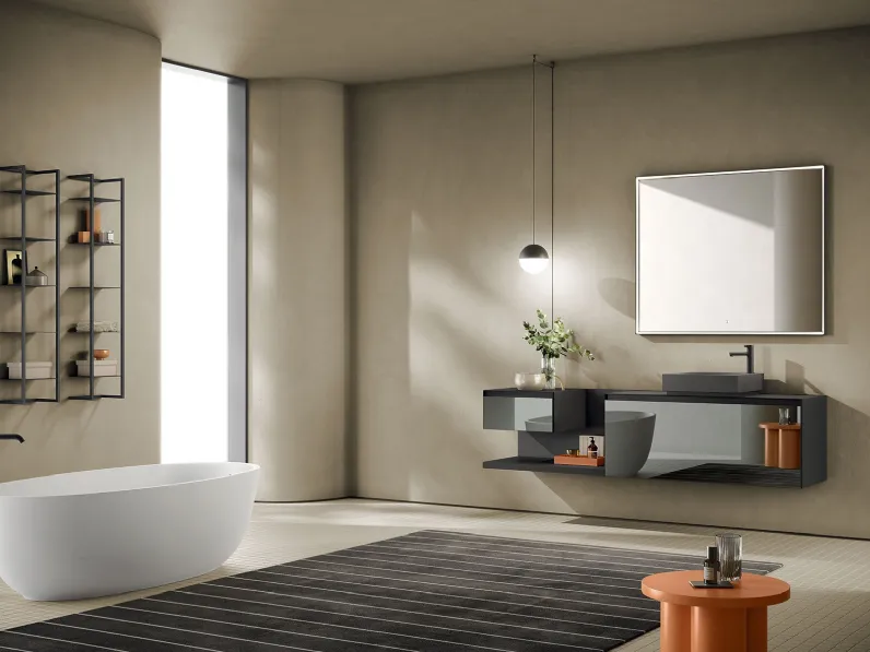 Mobile da Bagno sospeso Yoko 02 di Artesi