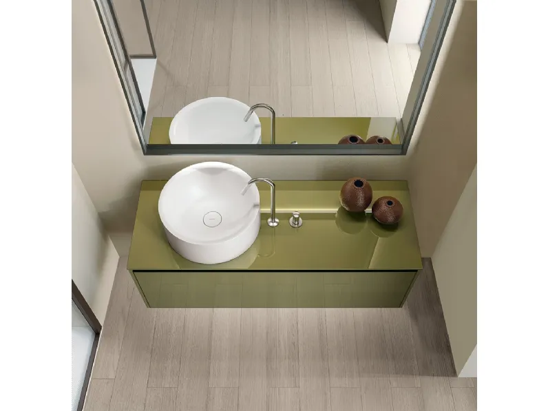 Mobile da Bagno sospeso Zero 15 Oliva di Casabath