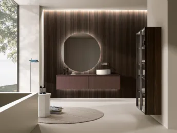 Il mobile da bagno Zero 15 Prugna di Casabath.