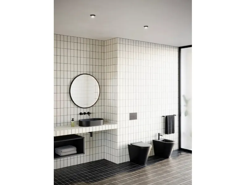Lavabo Zero da appoggio di Ceramica Catalano