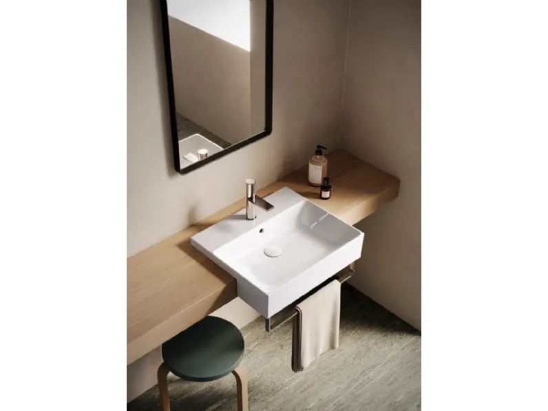 Lavabo Zero a semi incasso di Ceramica Catalano