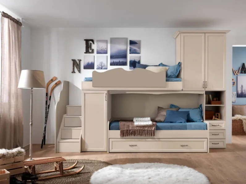 Cameretta a soppalco Afrodite AF04 di MCSMobili