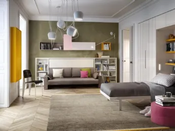 La cameretta Altea Standard di Clei unisce design essenziale e funzionalità per creare un ambiente a