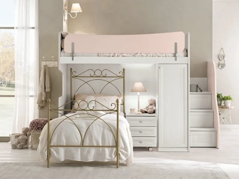 Cameretta a soppalco Arcadia AC019 di Colombini Casa