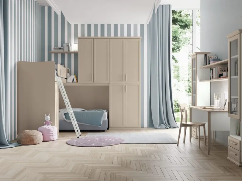 Cameretta a soppalco Arcadia AC021 di Colombini Casa