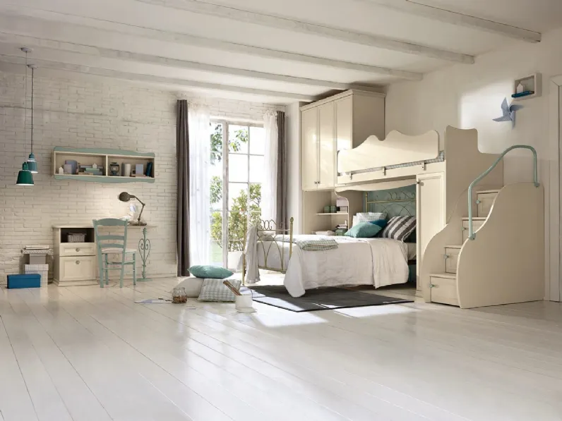 Cameretta a soppalco Arcadia AC026 di Colombini Casa