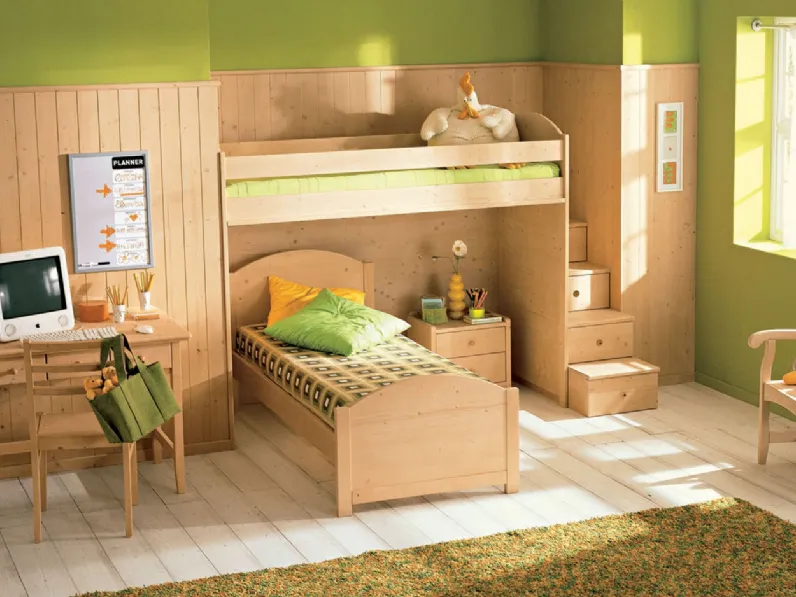 Cameretta a soppalco Aurora 023 di Linea3