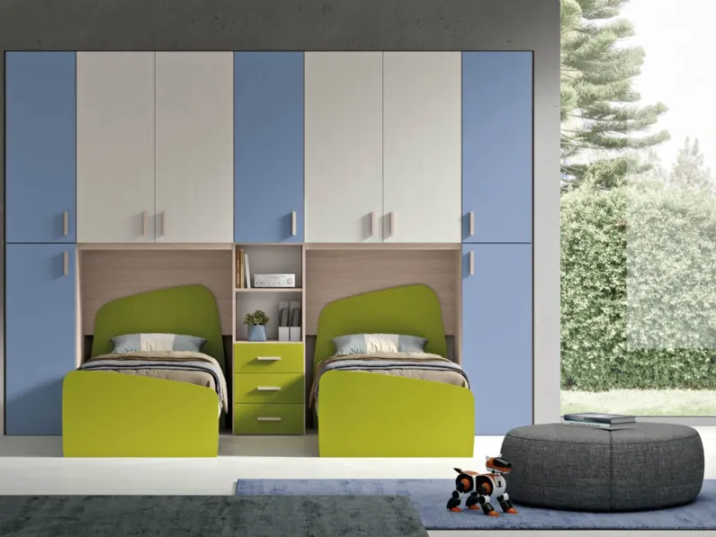 Cameretta a ponte Block BK03 di MCSMobili