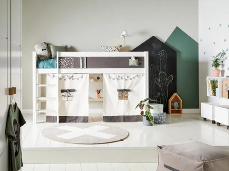 Cameretta a soppalco Cactus di Lifetime Kidsroom