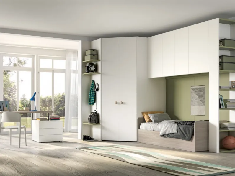 Camera moderna con ponte Room 141 di Zg Mobili