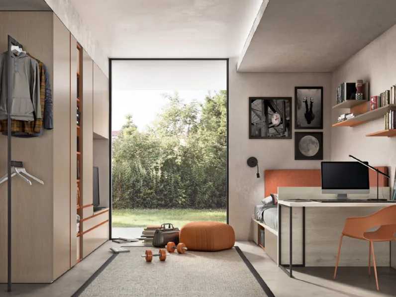 Cameretta per Ragazzi Generazione Z 206 di Zg Mobili