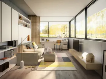 Cameretta Circe Sofa di Clei: un design versatile che trasforma lo spazio in un ambiente multifunzio