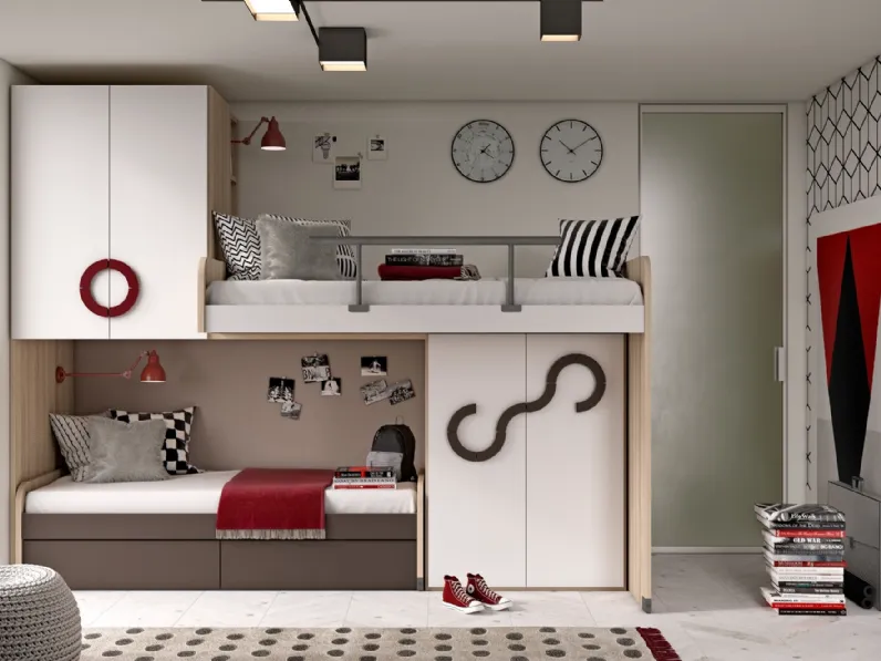 Cameretta Contemporarykids 02 di Mariani Plus