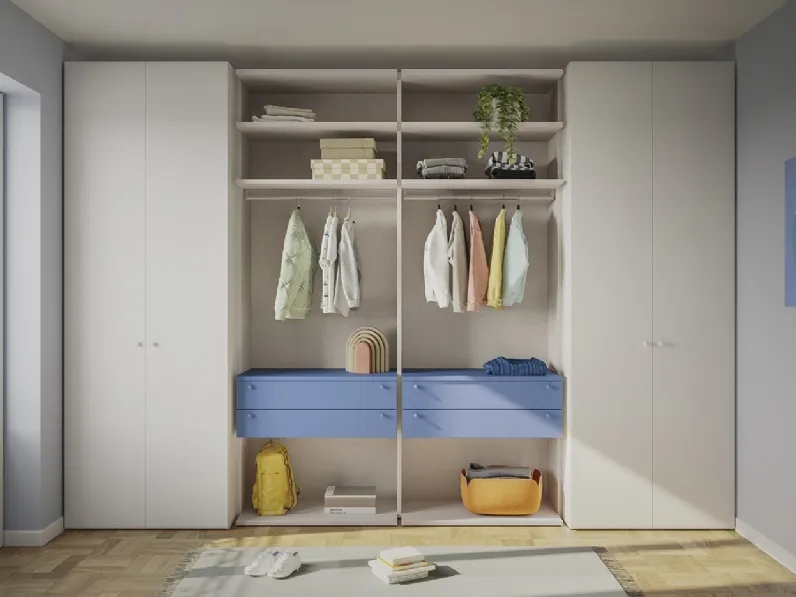 Cameretta componibile Momenti 01 K04 di Febal Casa