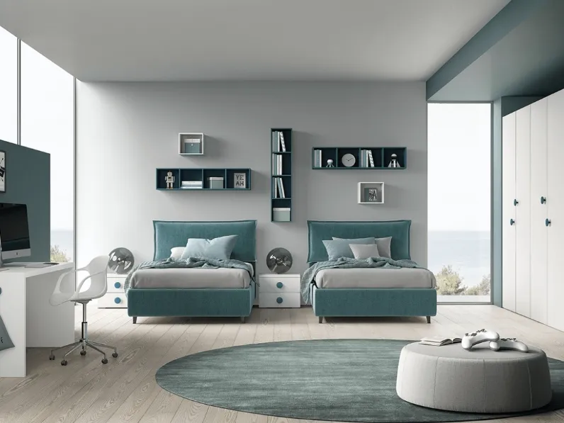 Cameretta componibile per ragazzi Young 02 di Felver