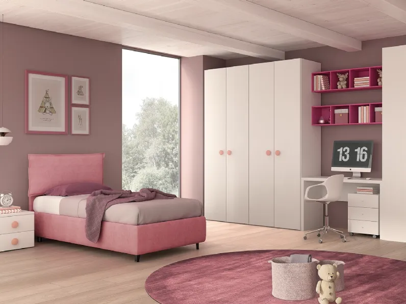 Cameretta componibile per bambine Young 07 di Felver