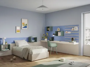 Cameretta Golf K111 Colombini Casa: stile e funzionalità per ogni camera.
