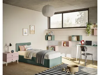 La cameretta Golf K112 di Colombini Casa è un ambiente funzionale e moderno.