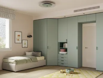 La cameretta Golf K113 di Colombini Casa offre un design moderno e funzionale, ideale per arredare c
