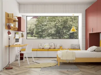 La cameretta Golf K138 di Colombini Casa è un progetto elegante e funzionale.