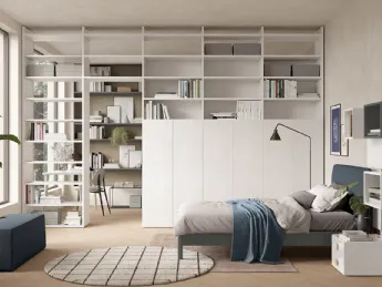 La cameretta Golf Y105 di Colombini Casa offre un design moderno e funzionale, perfetto per arredare