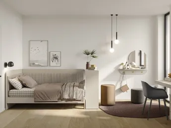 La cameretta Golf Y108 di Colombini Casa unisce stile e funzionalità.